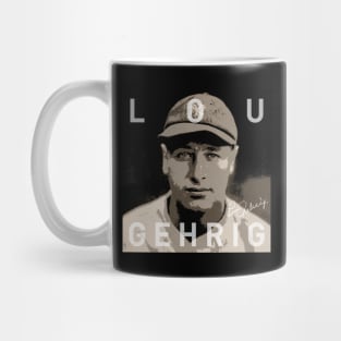 Lou Gehrig Yankees 3 by Buck Tee Mug